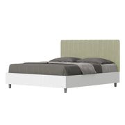 Letto Matrimoniale 160x200 cm con Rete e Contenitore Kaia Tè verde