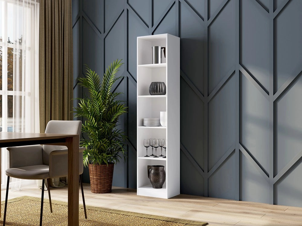 Scaffale ONYX R40 bianco libreria moderna