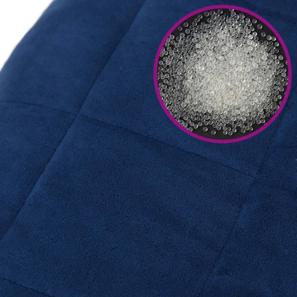 Coperta Ponderata Blu 155x220 cm 11 kg Tessuto