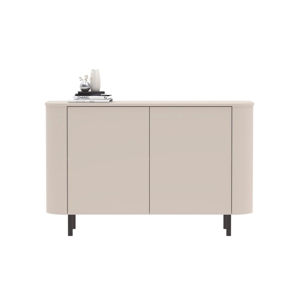 Madia Marini con 2 ante 130x43x85 H cm colore cashmere
