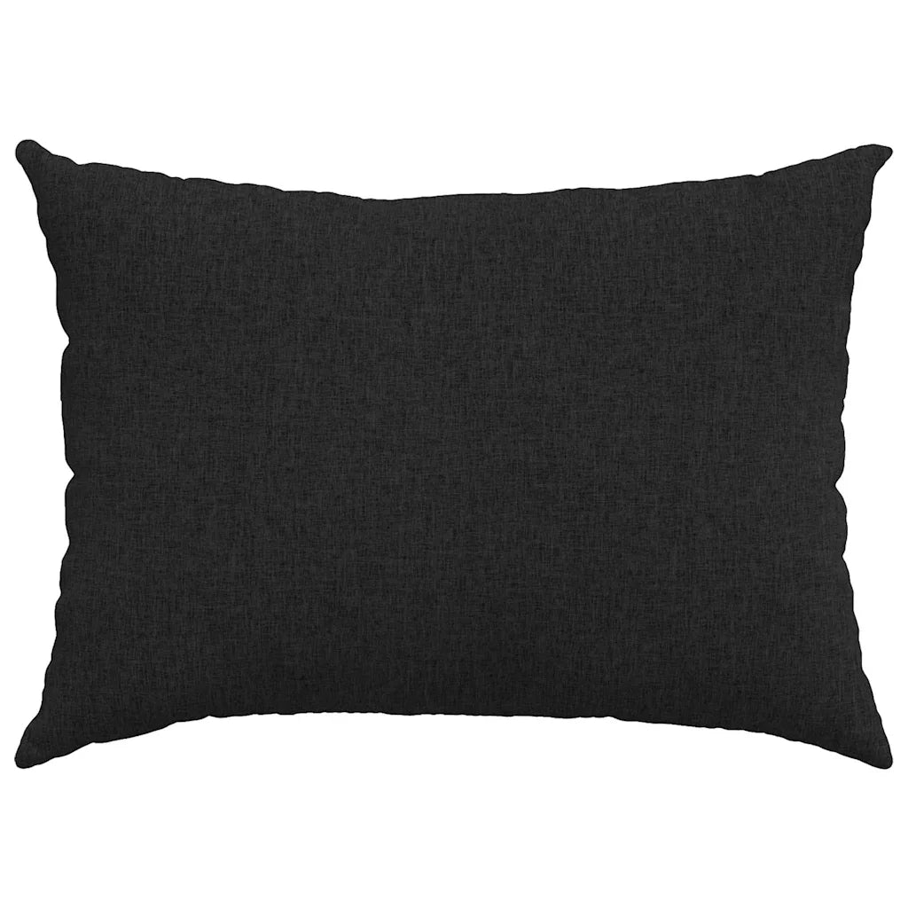 Cuscini da Divano 2 pcs Nero 70 x 50 cm Tessuto 42013741