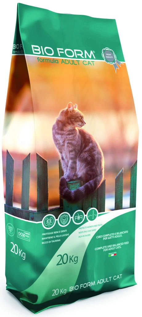 Bio Form CROCCHETTE PER GATTI CAT ADULT MIX Proteine/Grassi 30-12% - sacco kg. 20
