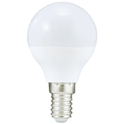 Lampadina LED G45 E14 3W 250lm 3000K opalina Polux