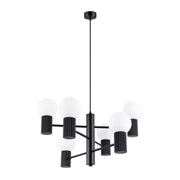 Lampadario HALO 6 nero