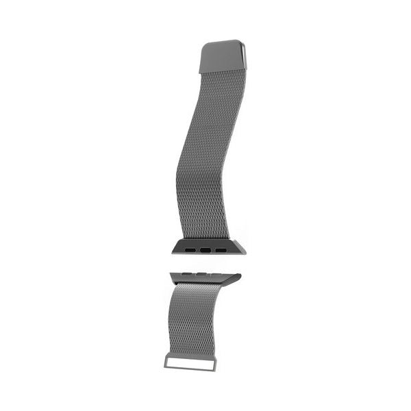 Cinturino orologio puro pumilaw44sil milanese apple watch silver