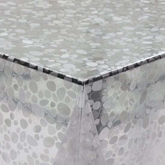 Telaio da tavolo trasparente - protezione da tavolo trasparente, lavabile, 140cm x 180cm, 55x70