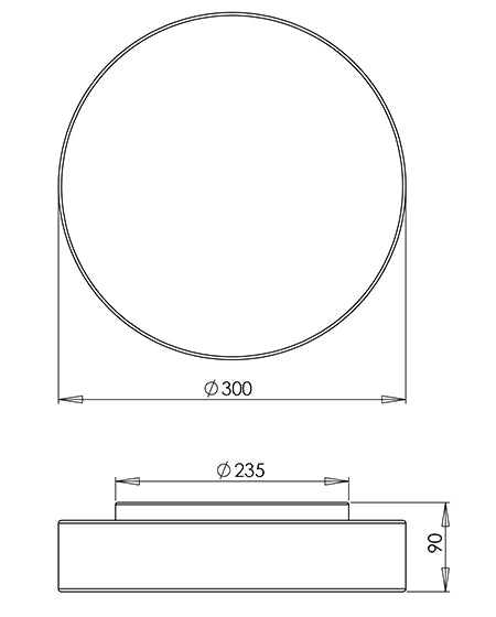 Graff Plafoniera LED 18W 3000K Bianco in Metallo e Vetro Soffiato Ø300mm - Lampada da Soffitto Design per Illuminazione Interni Moderni