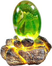 Uovo di Drago di Cristallo Mysterioso Scultura Souvenir-Ornamento di Uovo di Lava di Drago Dinosauri.