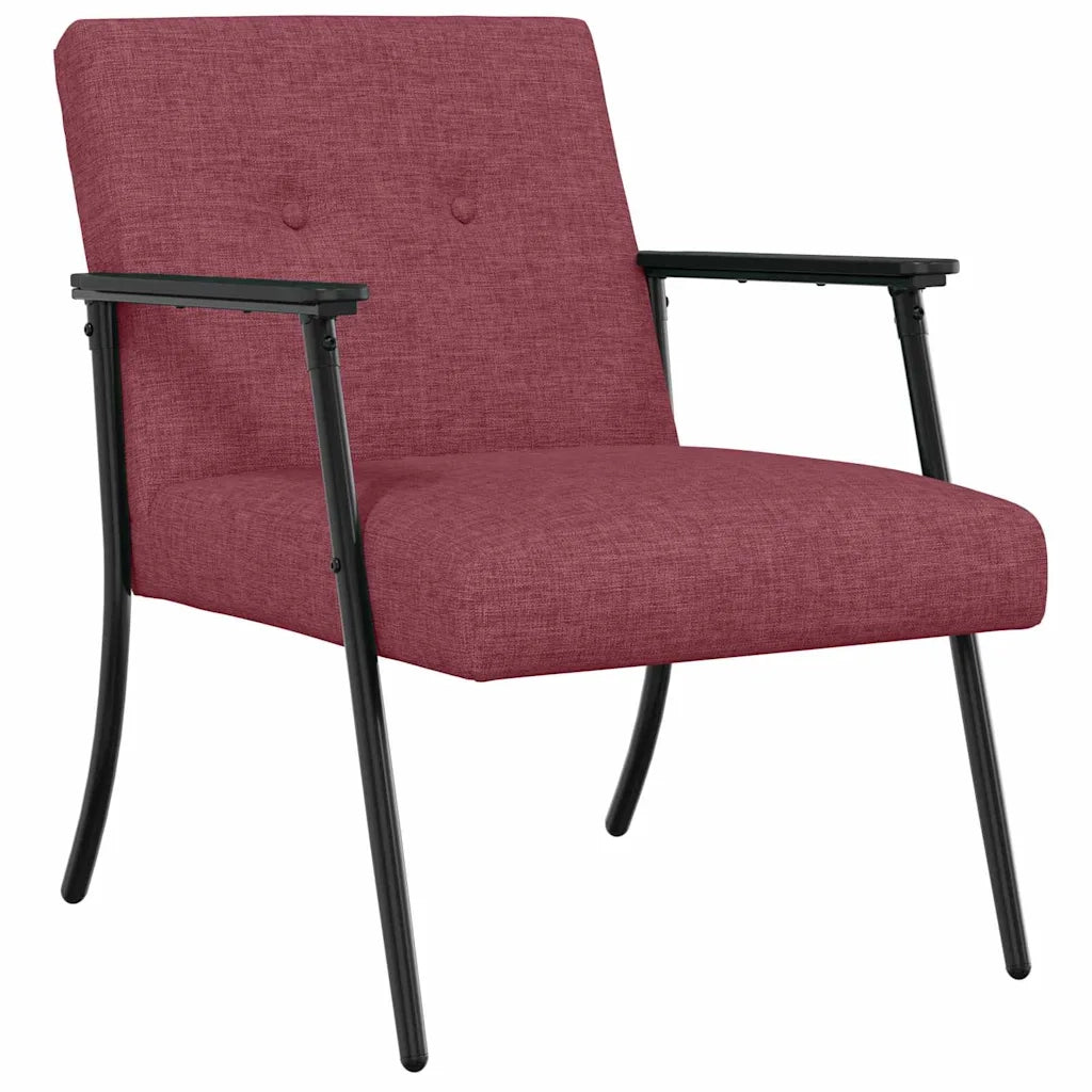 poltrona Rosso Vino Tessuto 42017693