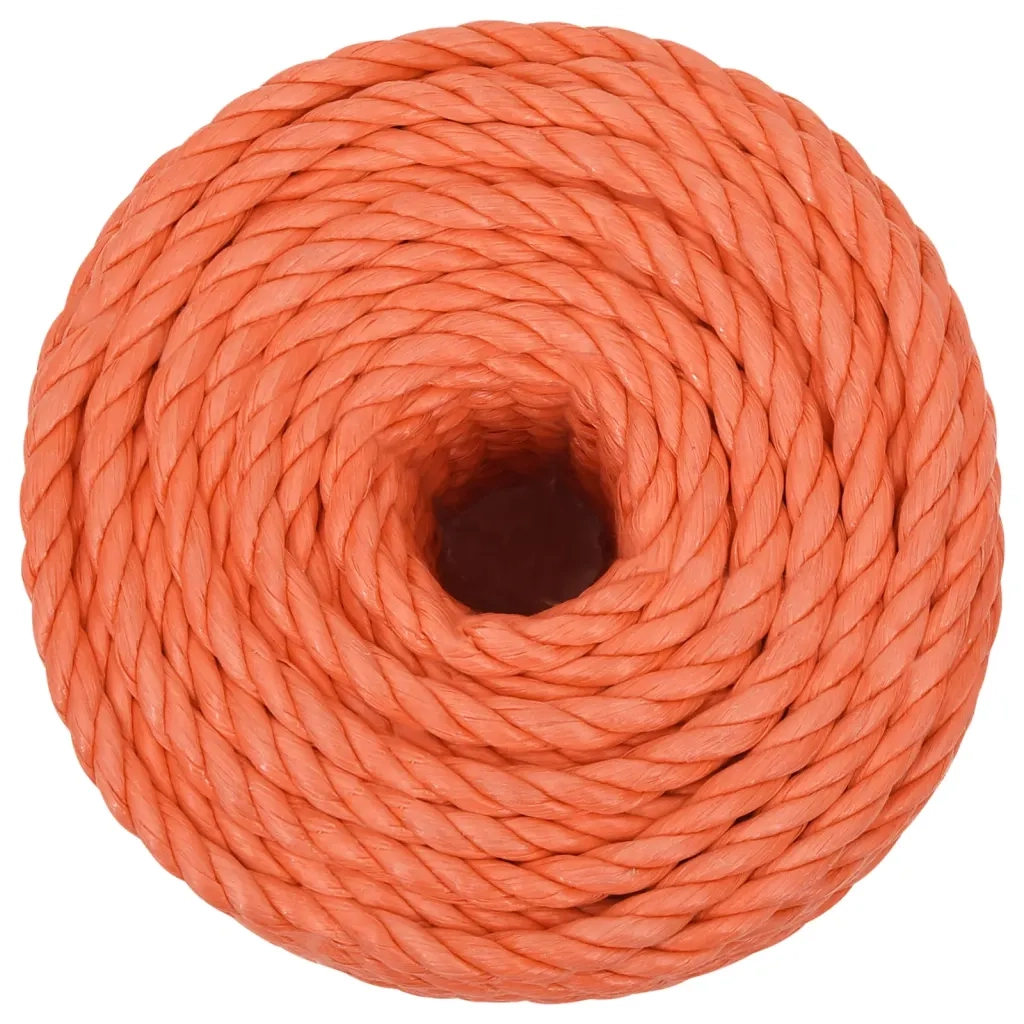 Corda da Lavoro Arancione 12 mm 50 m in Polipropilene 152939