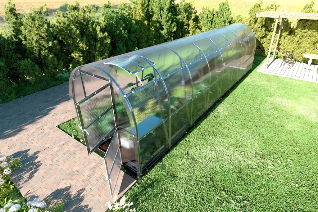 Serra da giardino KLASIKA SLIM 2 x 8 m (16 m²) , 6 mm con rivestimento in policarbonato