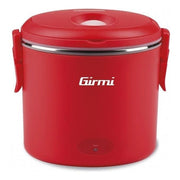 Girmi SC01 Vivandiere Scaldavivande 40W 0,7 L contenitore inox chiusura ermetica colore Rosso