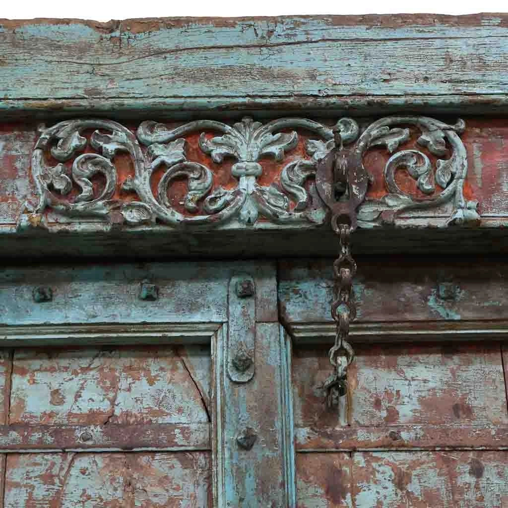 Porta in legno marrone 135x20x213h cm