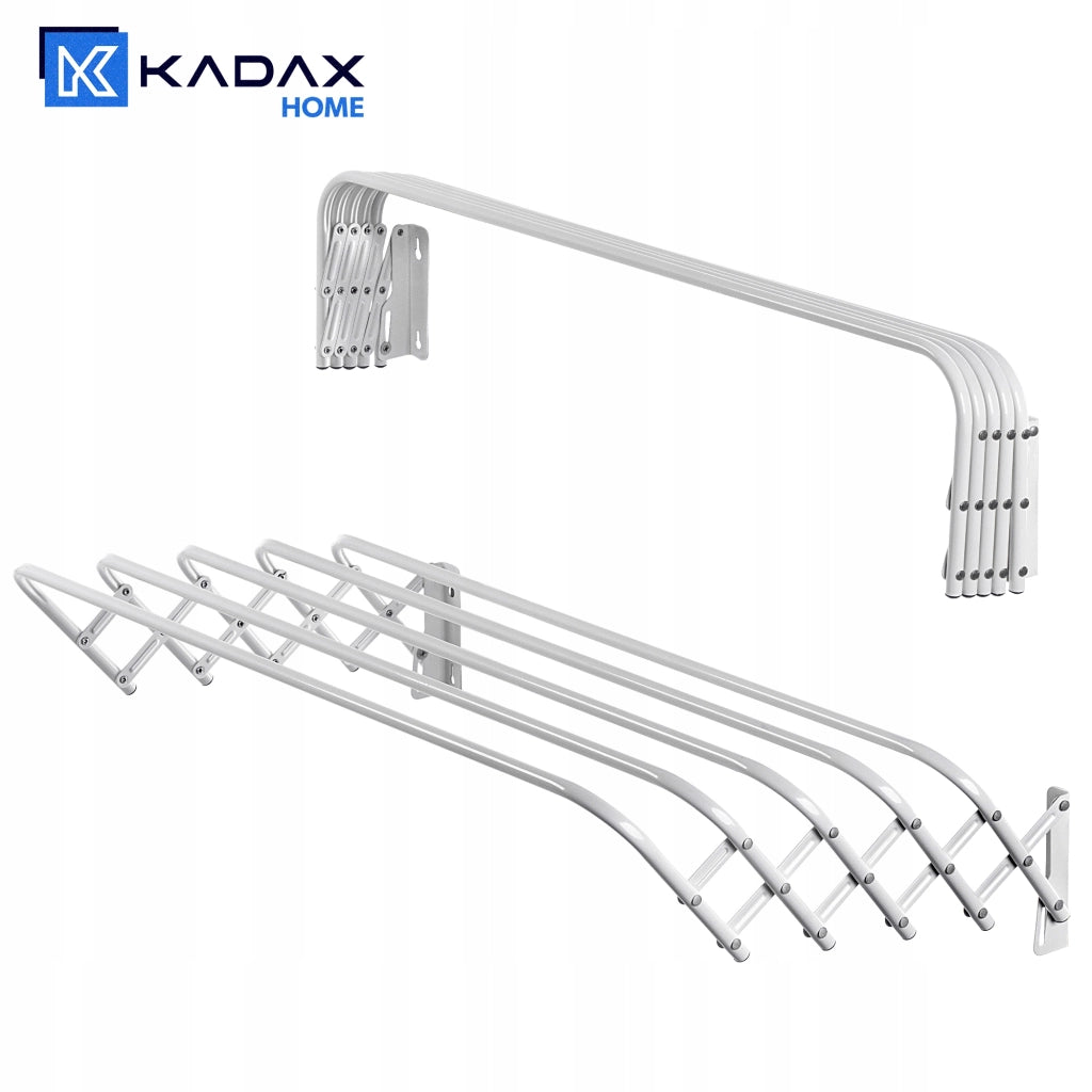 Asciugatrice per bagno KADAX, 80 cm, a parete, a soffietto