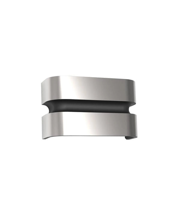Applique esterna LED Maya argento 15W 3000K Lutec IP44