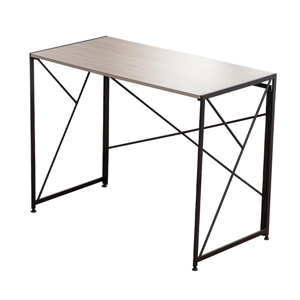 Scrivania - Xylo - piano legno naturale gambe metallo