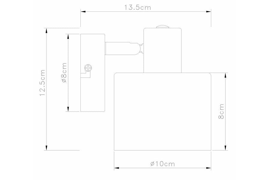 Applique Elmo nera decorativa doppio paralume E14 Reality