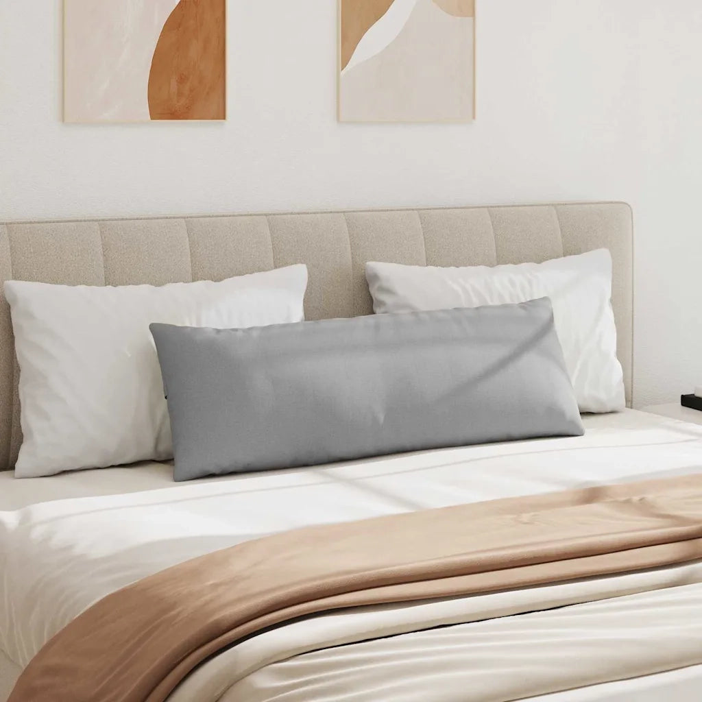 Cuscini da Divano 2 pcs Grigio Nuvola 120 x 40 cm Tessuto 42013795