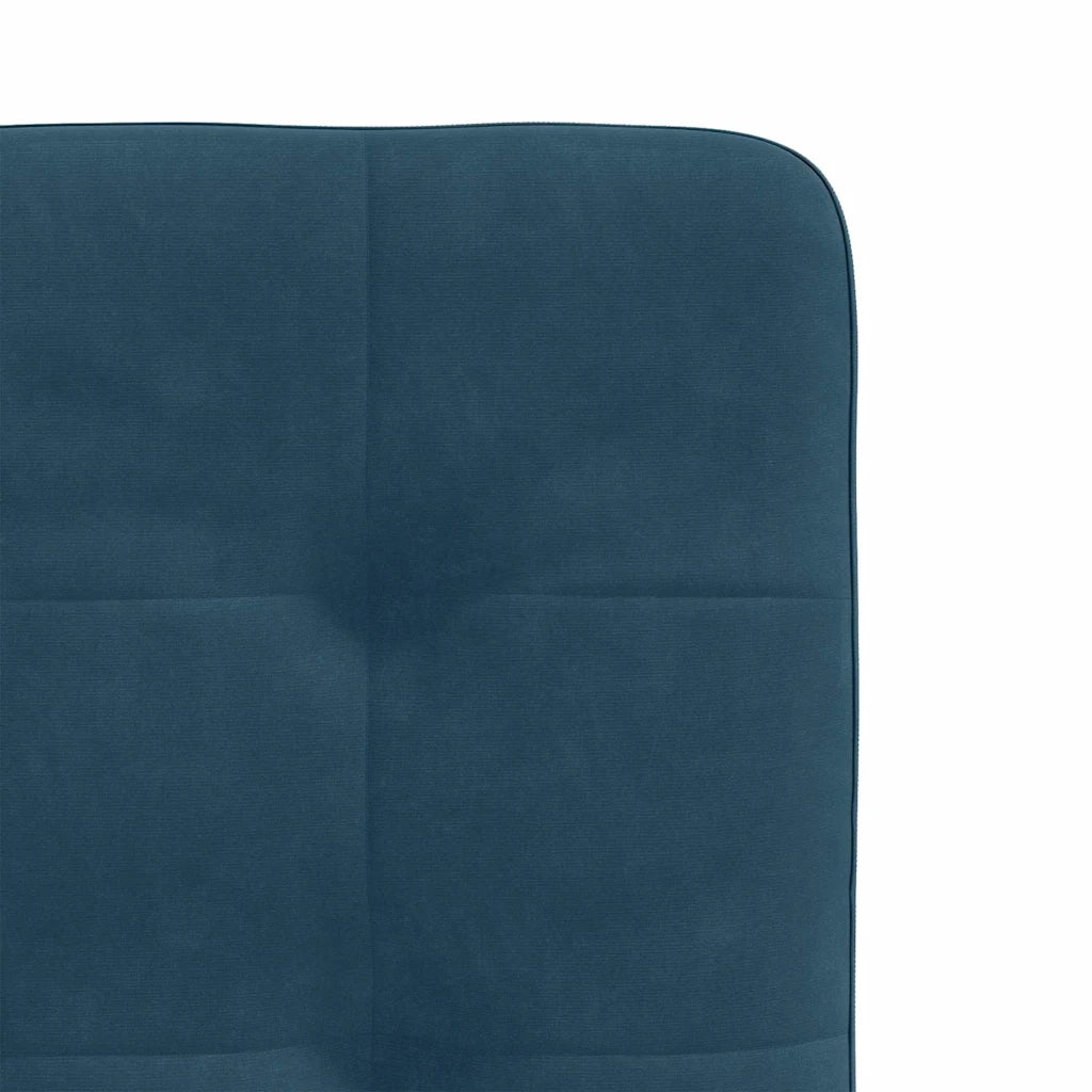 Sedie da Pranzo 6 pz Blu in Velluto 3315437
