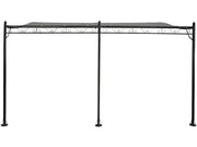 Gazebo in metallo - 3 x 4 m - Grigio