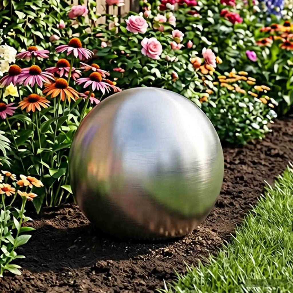 Palla Spazzolata Ø 37,5 cm Argento Acciaio Inossidabile 201 42008418