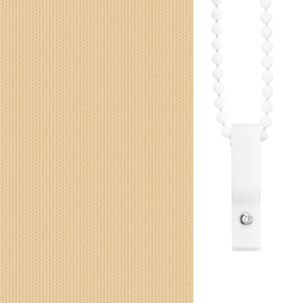 Tenda a rullo | Tenda avvolgibile oscurante 124,4x175 cm Tessuto Larghezza 120 cm beige