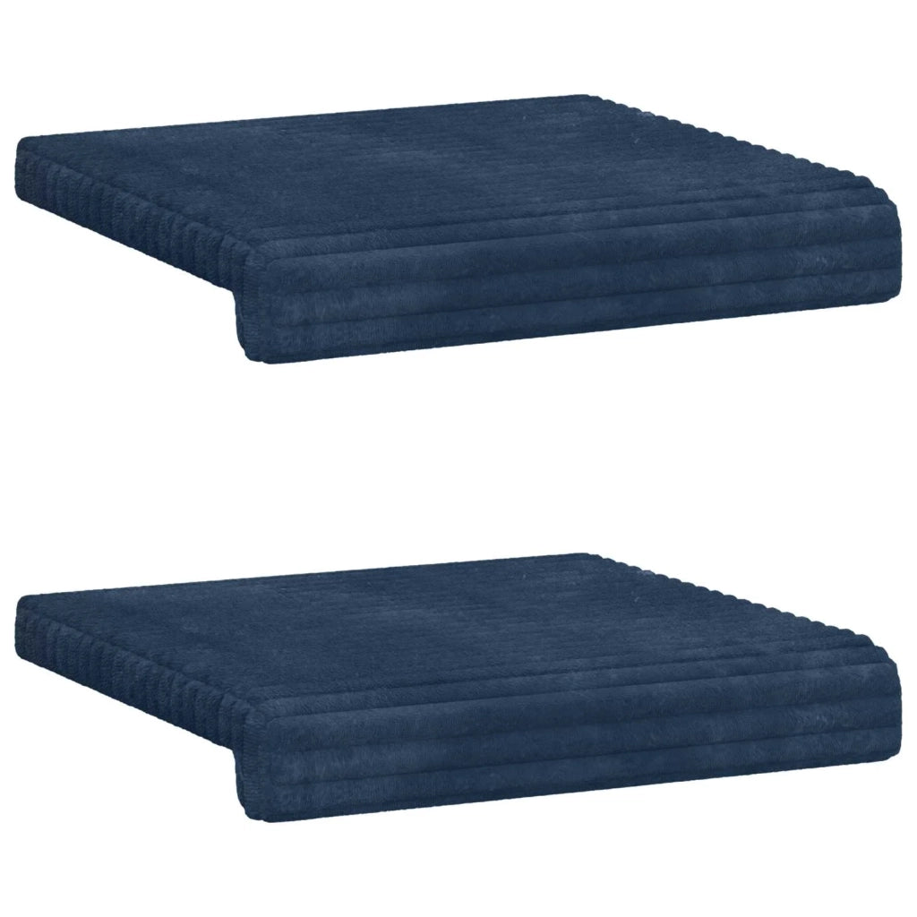 Cuscino per panchina 2 pcs Corduroy Morbido Blu navy 42043069