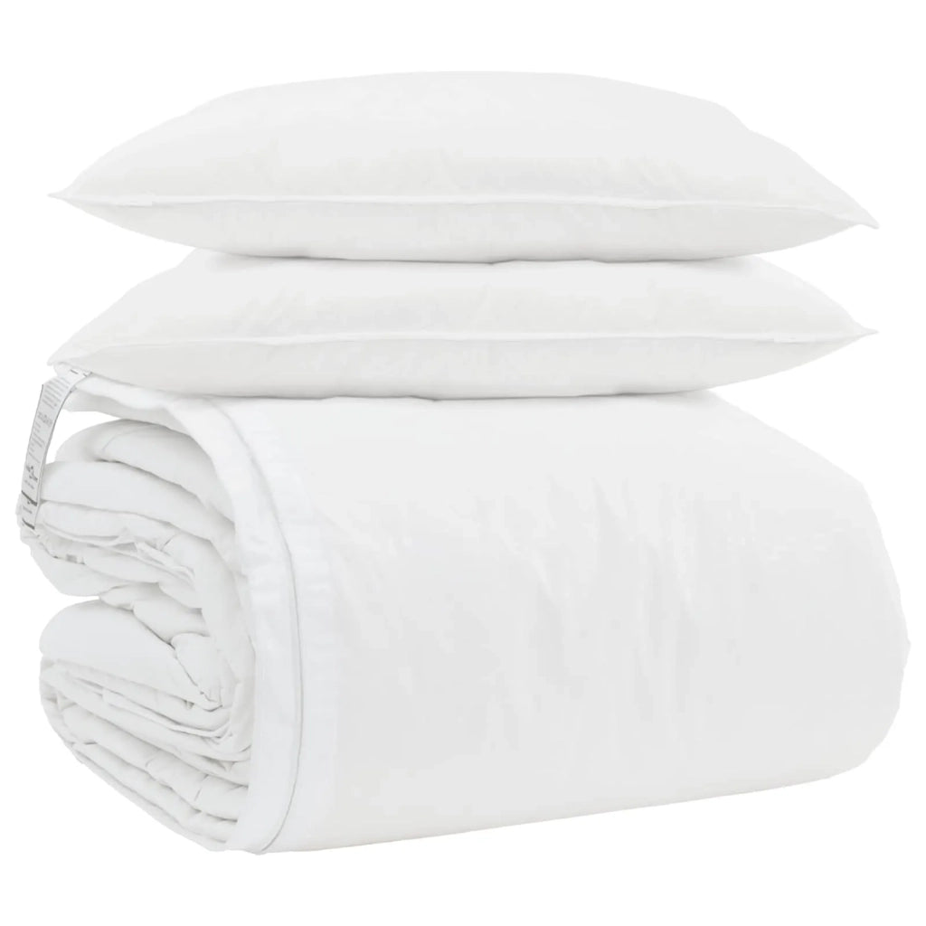 Set di Piumoni con cuscino 3 pcs Bianco Piuma d'anatra 3377242