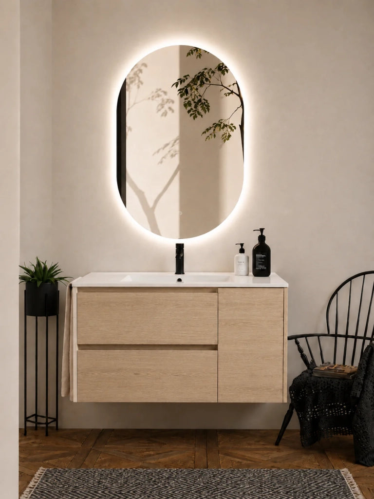 Mobile bagno con lavabo ORIGENBATH ITACA senza specchio 50x40 cm estepa