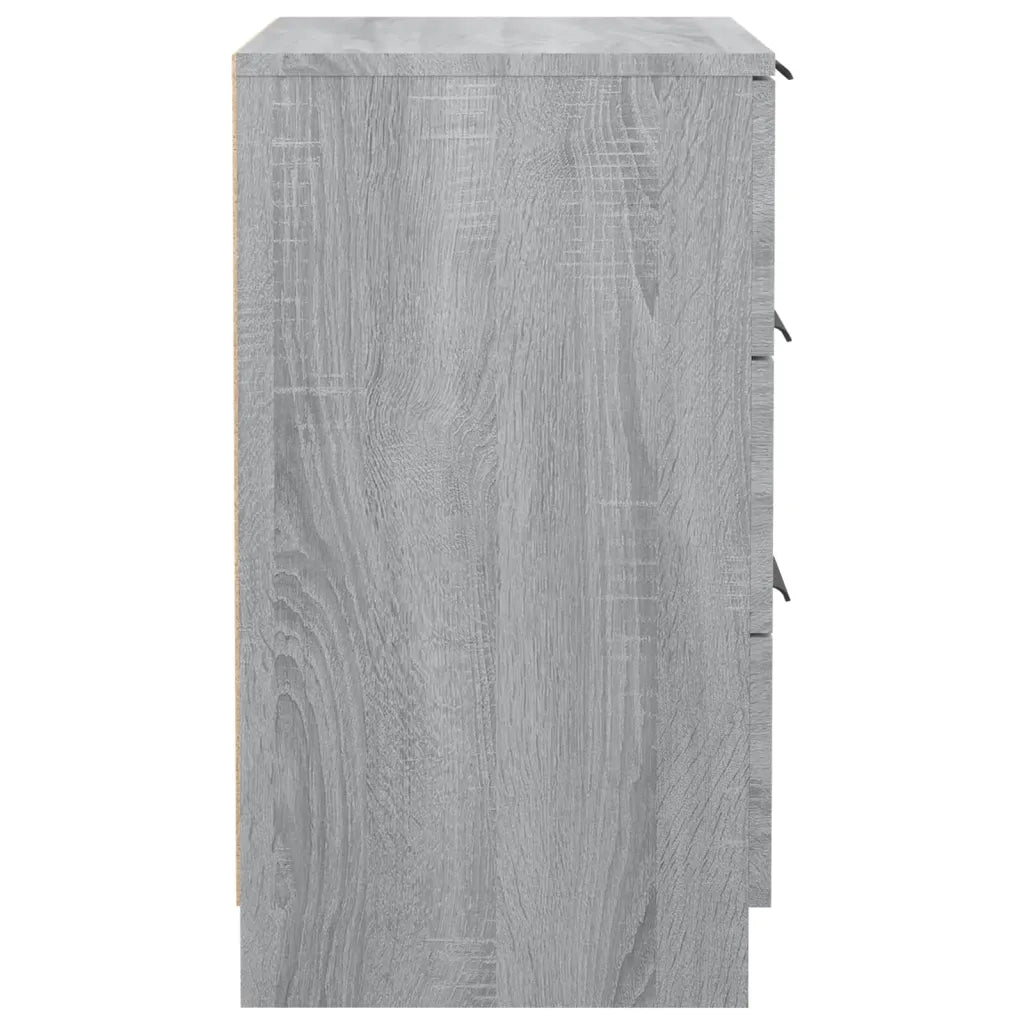 Comodino | Armadio da Notte | Mobiletto da notte Grigio Sonoma 40x36x65 cm