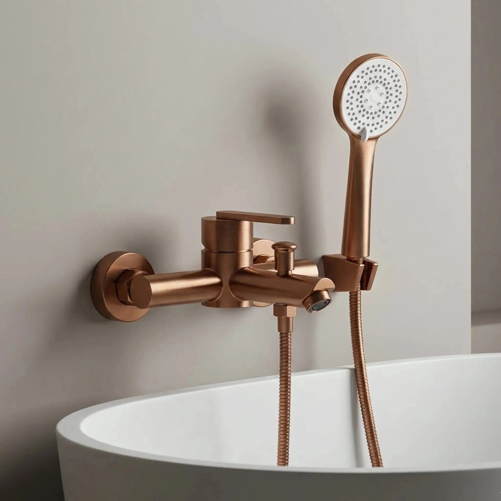 Rubinetto Da Vasca Rea Ontario Brush Copper