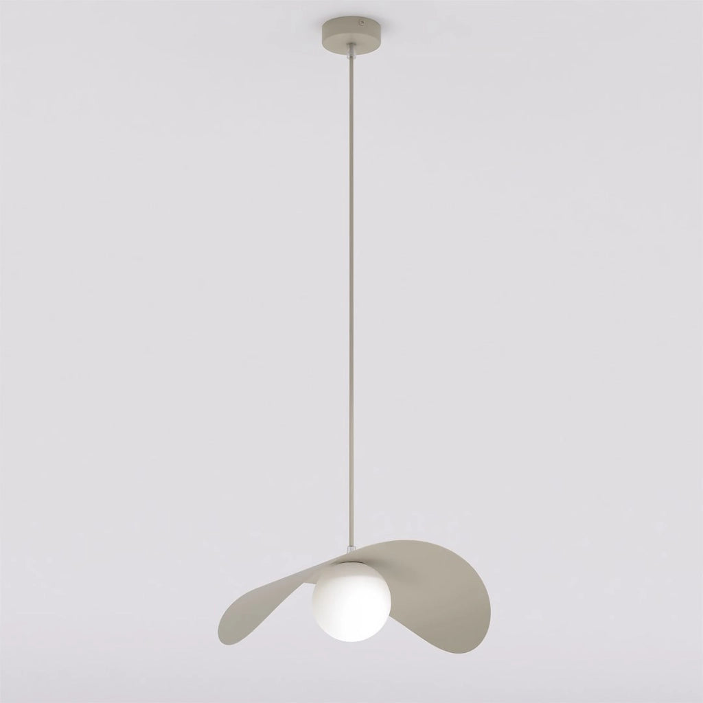 Lampada a sospensione RITUAL beige bianco 1xG9 Emibig