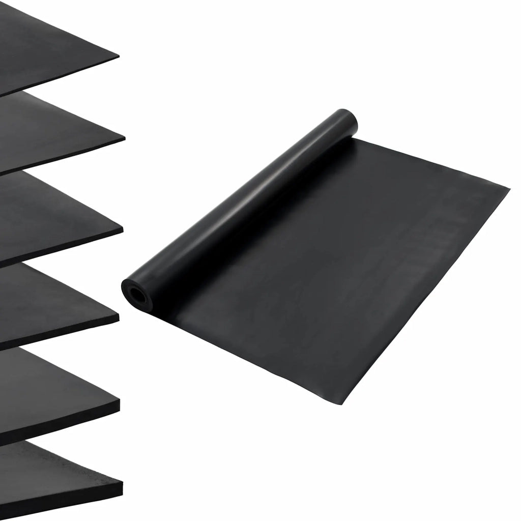 Tappeto per pavimento Nero 1,2 x 5 m Gomma 42046737