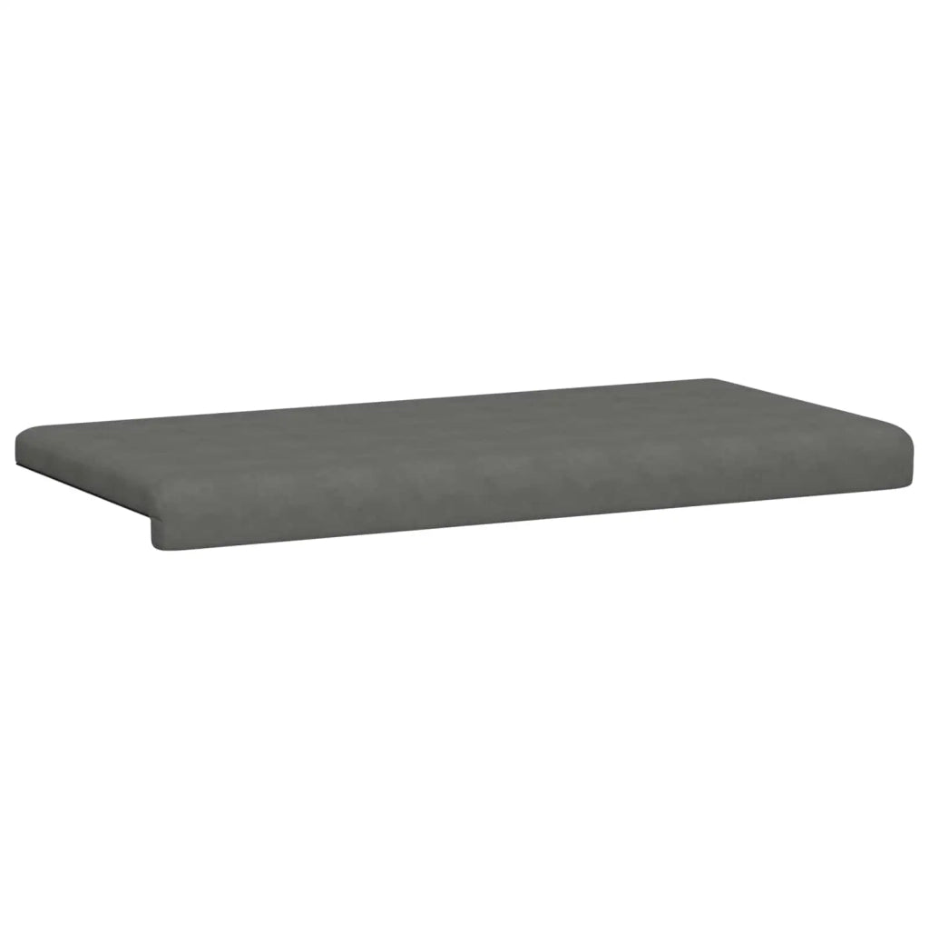 Cuscino per panchina Microfibra Grigio Scuro Profondità 35 cm 42043285