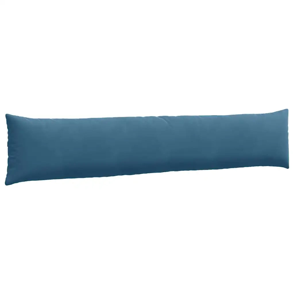 Cuscini da Divano 2 pz-Set di 2 Cuscini per Sofa Blu 200 x 40 cm Tessuto in Cords 730919