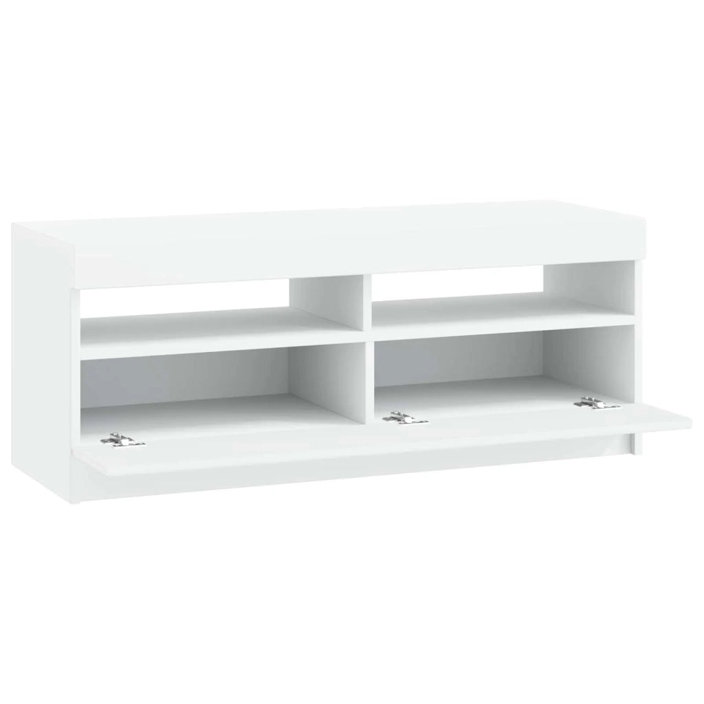 Mobile TV LED Bianco Legno ingegnerizzato 897865