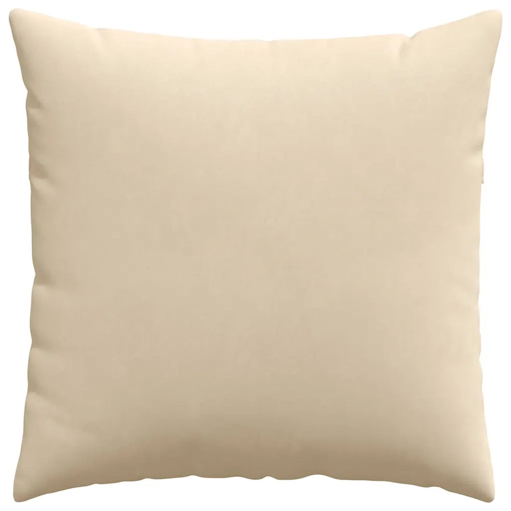 Cuscini da Divano 2 pcs Crema 80 x 80 cm Tessuto 42014073