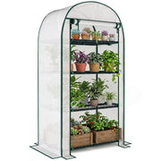 Serra da Giardino e Balcone con Ripiani ¨C zephmum ¨C Bianco 80x50x160 cm