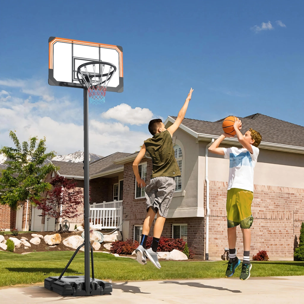 Canestro da Basket Regolabile 182-213 cm ¨C Minimal ¨C Nero