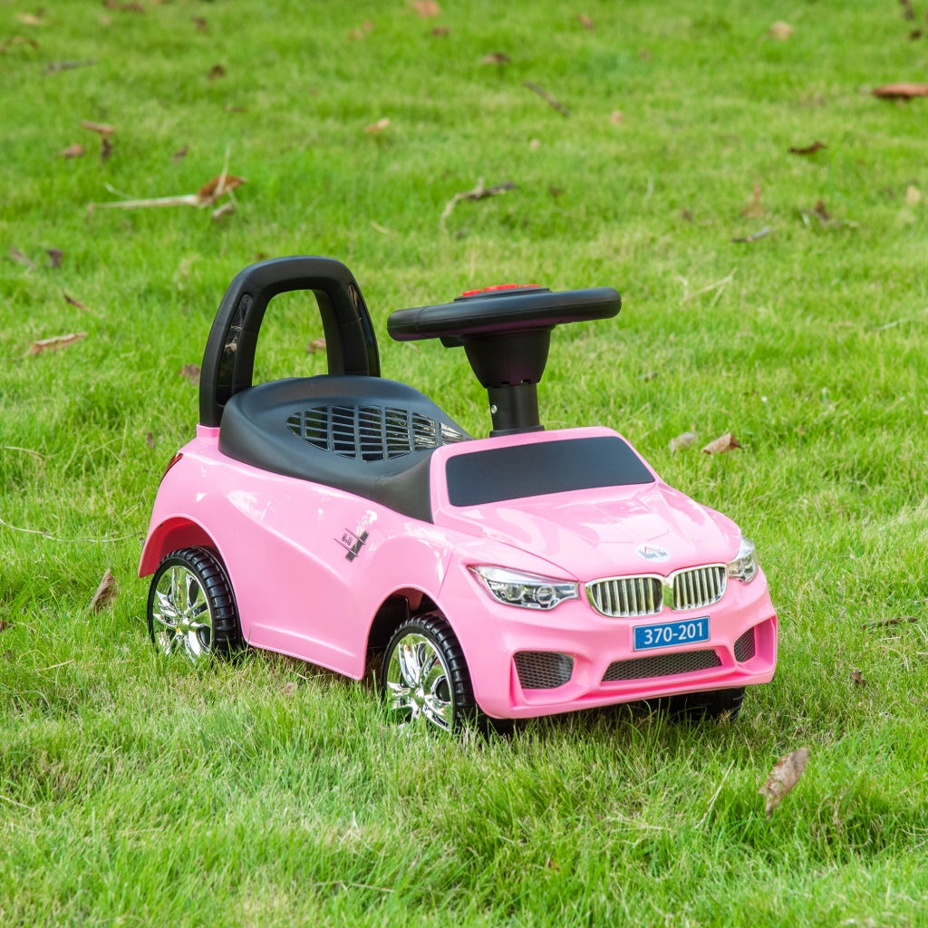 Coche Correpasillos Bambini con Musica e Luci Rosa ¨C Minimal