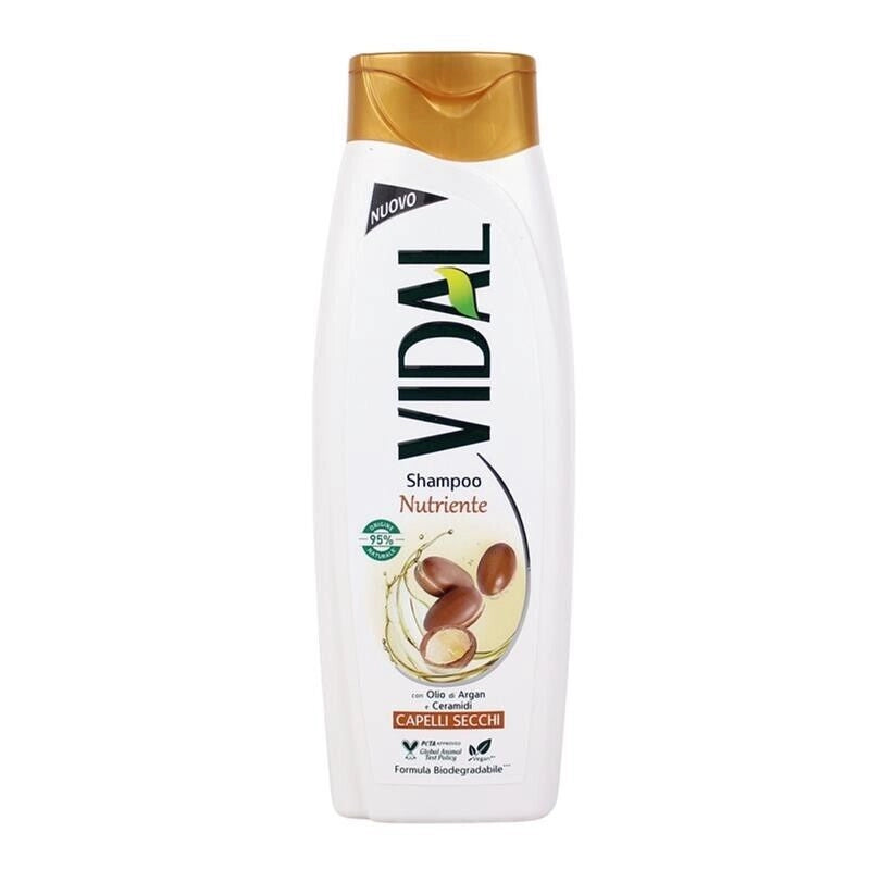 VIDAL SHAMPOO NUTRE & RIPARA CAPELLI SECCHI 250 ML CON OLIO DI ARGAN E CERAMIDI