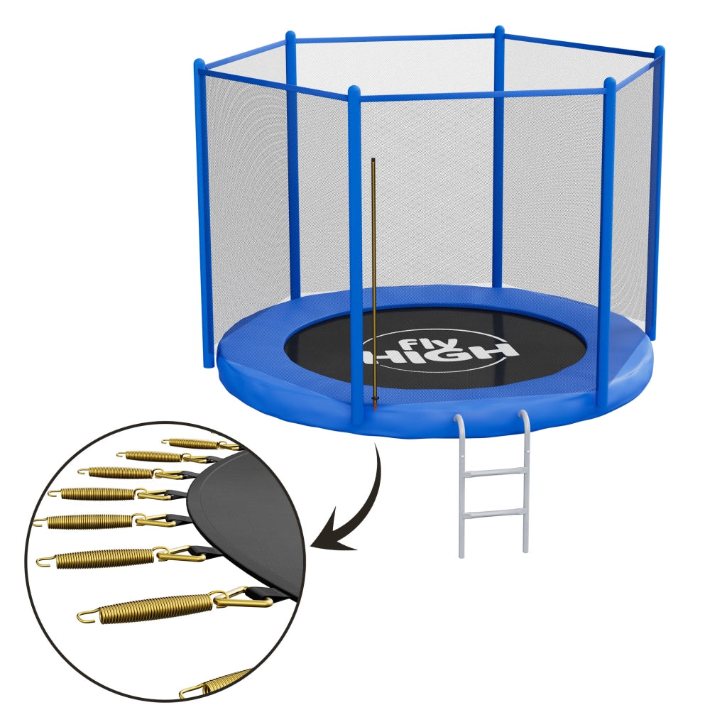 Jumpoo - Set 6 accessori di Ricambio per Trampolino Bambini Ø250 cm Blu