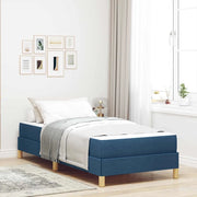 Letto a molle con materasso Blu 100 x 200 cm Tessuto 3398548