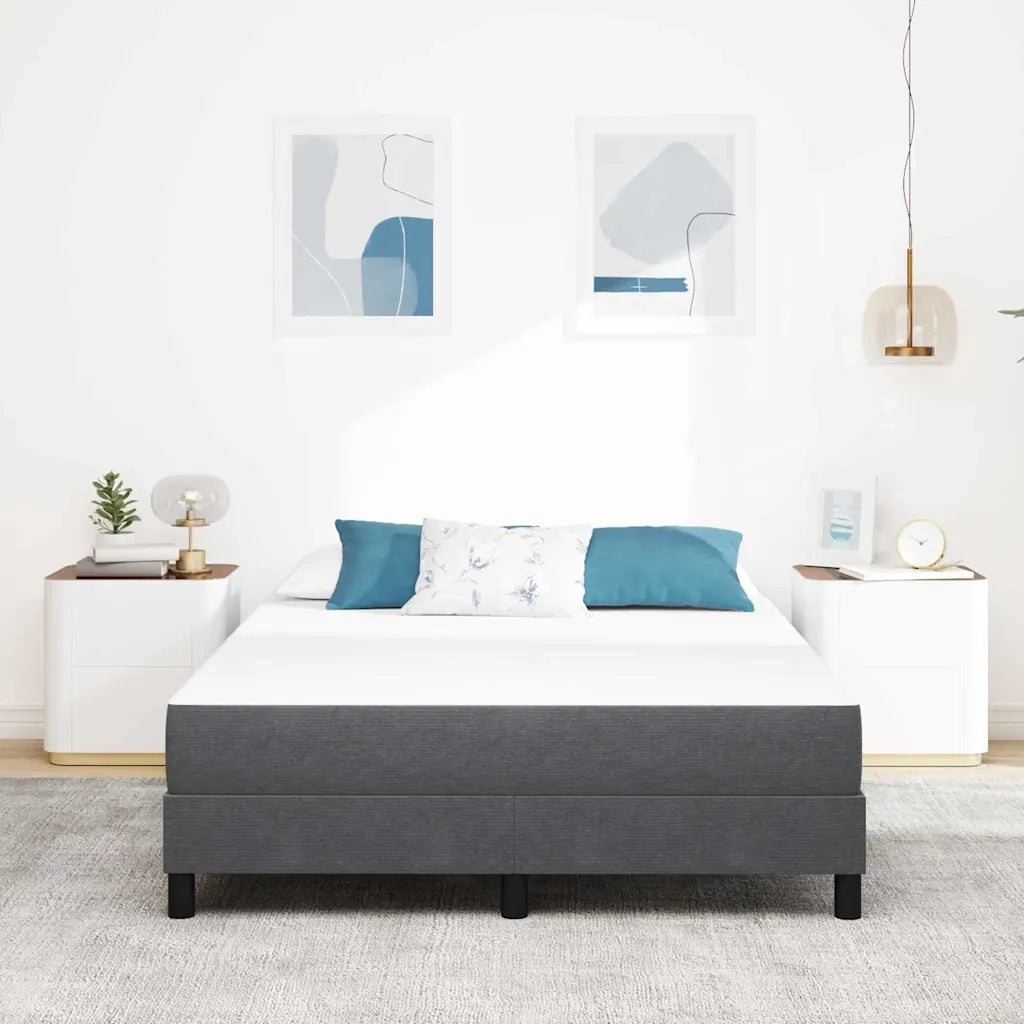 Materasso-Materasso per letto Grigio 140 x 190 cm Tessuto