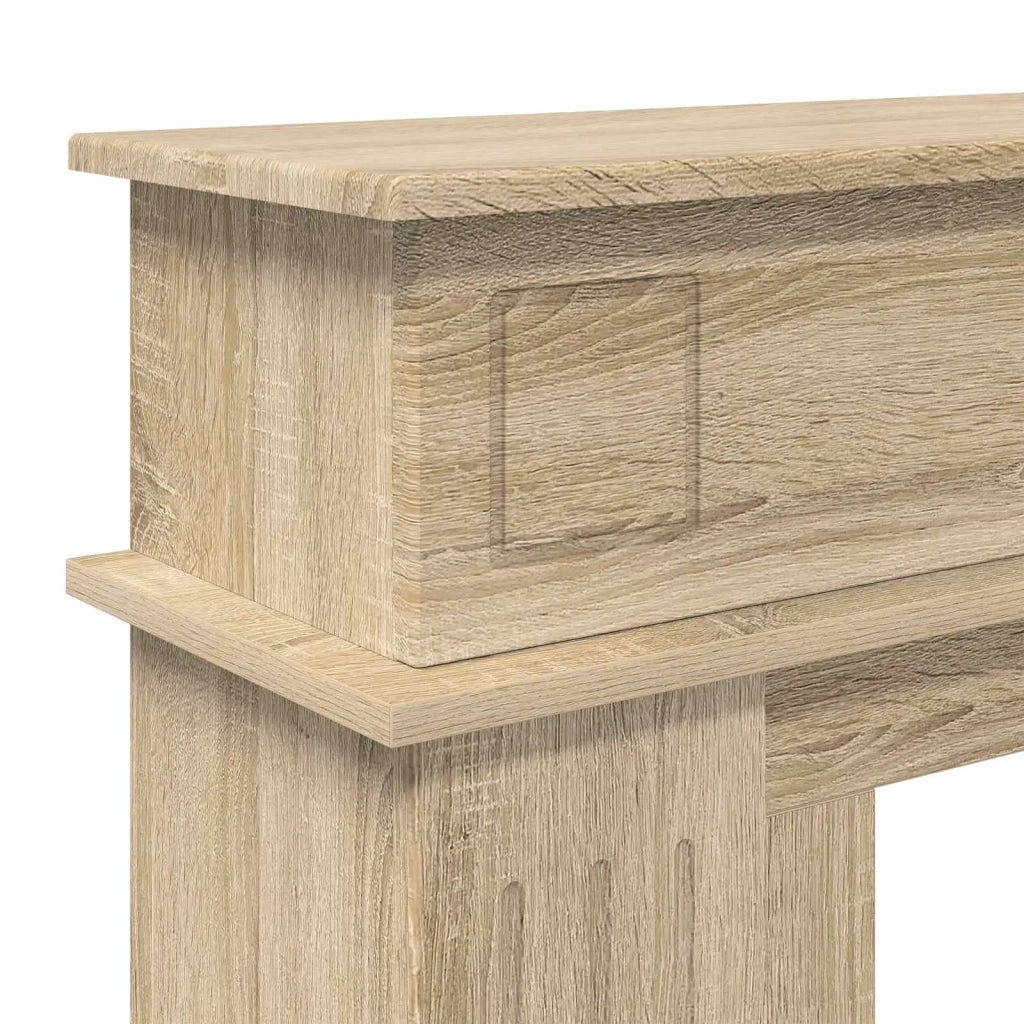 Cornice per camino Rovere Sonoma 102 x 26 x 100 cm 8006644