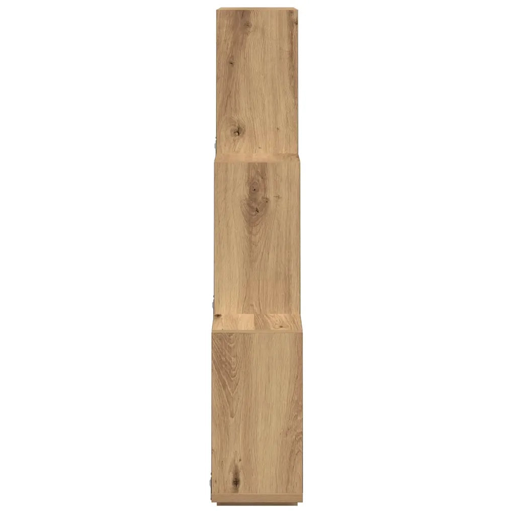 Mensola a Muro | Mensola a parete a Cubo Artigianale 78x15x93 cm Legno Multistrato