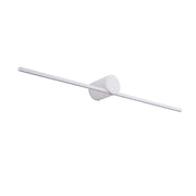Applique Modern Slim L bianca LED 8W IP44 Light Prestige