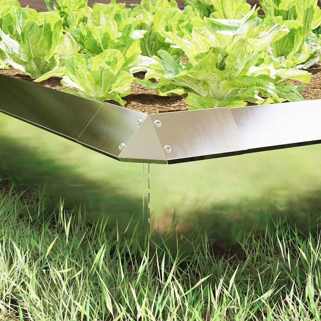 Recinto per lumache 4 pz 13,5 x 13,5 x 25 cm Acciaio Inox 874868