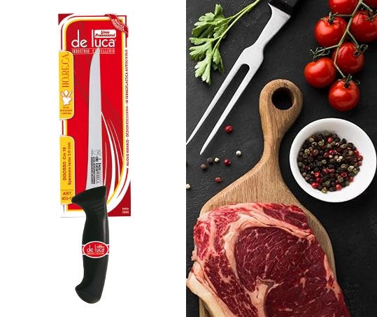 COLTELLO DA DISOSSO 14 cm - DE LUCA COLTELLERIE