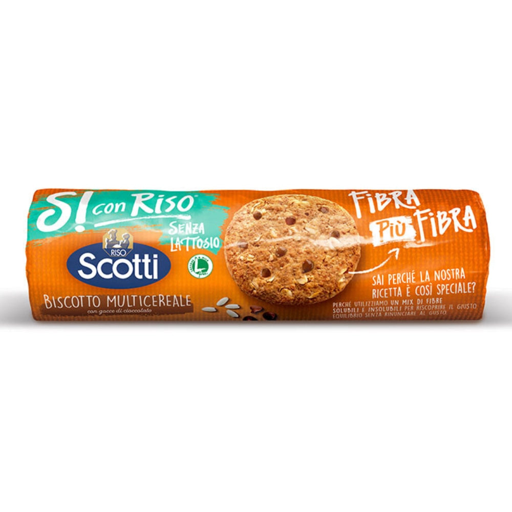 Scotti si riso biscotto multicereale gocce di cioccolato 6 pezzi da 250 grammi
